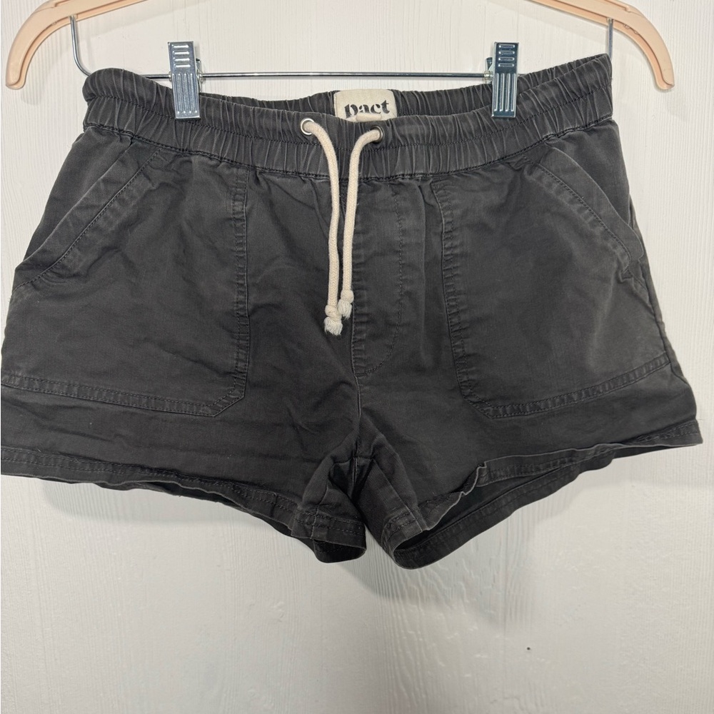 Pact Women's Charcoal Cargo Shorts